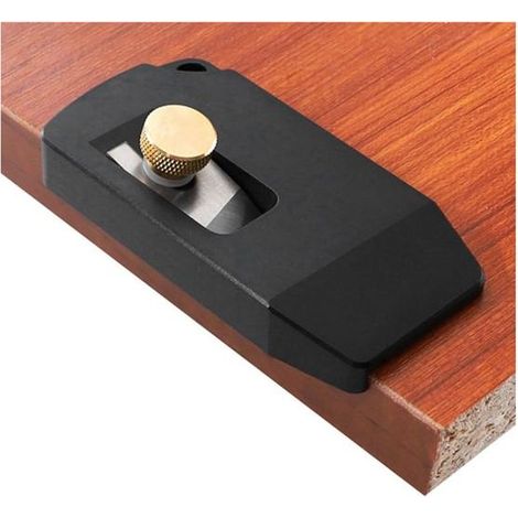 1 pièce Dégauchisseuse à chantourner, réglage précis de la profondeur de coupe, lame en acier rapide HSS pour chantournage de mélamine PVC ABS (1/4)
