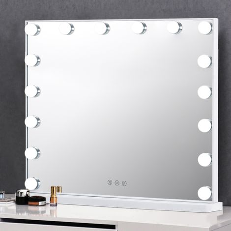 Large Makeup Dressing Table Mirror With LED Dimmable Lights (1/5)