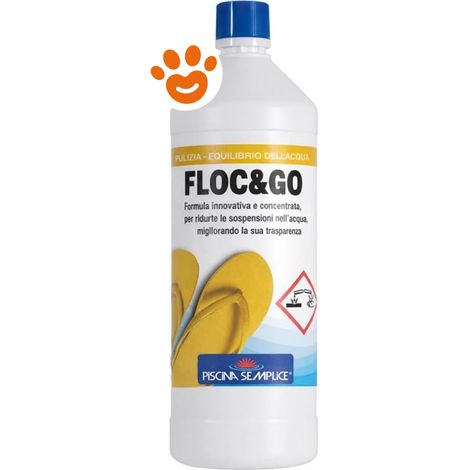 Lapi Piscina Semplice - Floc&Go - Confezione 1 Lt - TRATTAMENTO Acqua