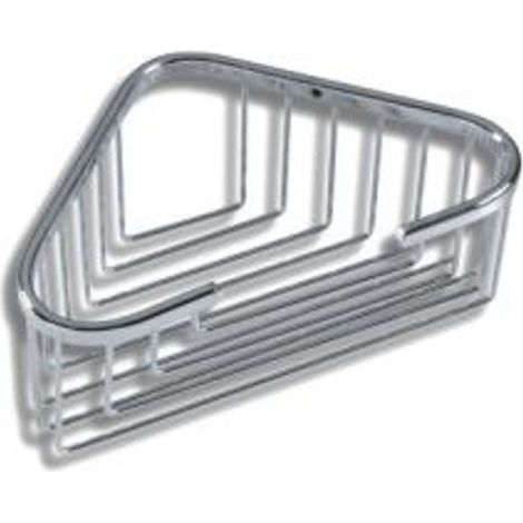 Novaservis Accessori a griglia - Scaffale angolare in filo metallico, cromo 6064,0