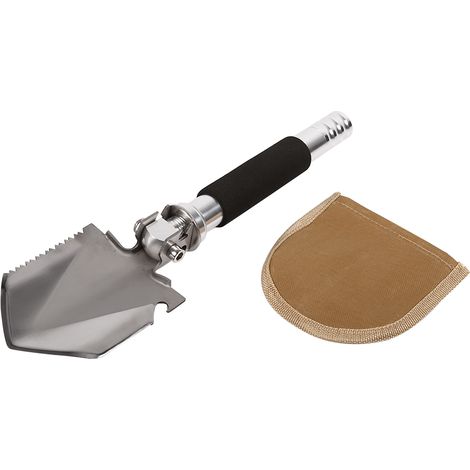 Pelle pliante militaire multifonctionnelle, outil de survie en plein air pour jardin, Camping, randonnée, 1 pièce (1/5)