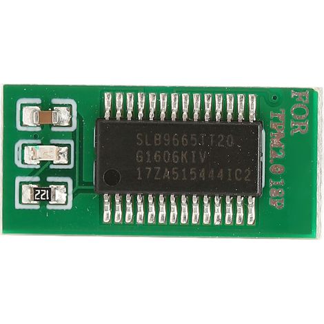 Module TPM 2.0 avec interface LPC, matériau PCB, pour sécurité et chiffrement, compatible Asrock 18 broches, usage bureau et domicile. (1/5)