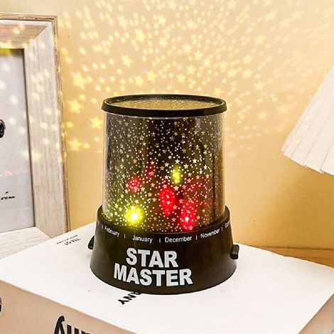 Lampe projecteur LED Cosmos Star Master Ciel étoilé - Cadeau - Noir (1/5)