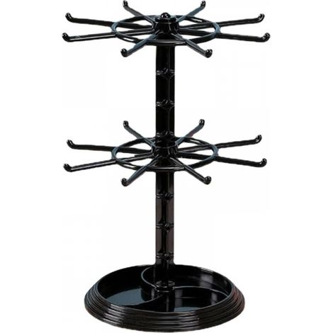 Présentoir Porte-clés,Support Collier Rotatif à 2 Niveaux pour Collection personnelle, Organisateur Rack Stand pour Bracelet,Bijou (1/5)