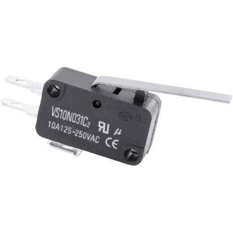 TRU COMPONENTS TC-MS23 Microrupteur TC-MS23 10 A à rappel 1 pc(s) S601251 (1/4)