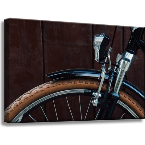 Vintage-Fahrrad-Leinwanddruck 60x40 cm