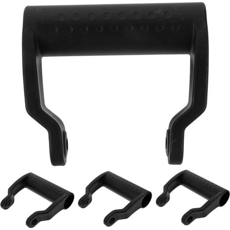 Impugnatura angolare M8 per smerigliatrice angolare, set di 4 accessori di ricambio, impugnatura ausiliaria laterale, compatibile con smerigliatrici angolari, installazione facile e comoda.