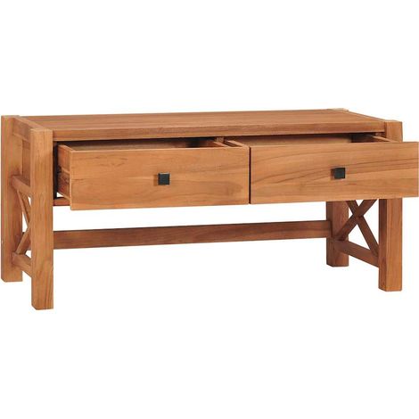 Maison Exclusive - TV-Schrank 100x40x45 cm Teakholz