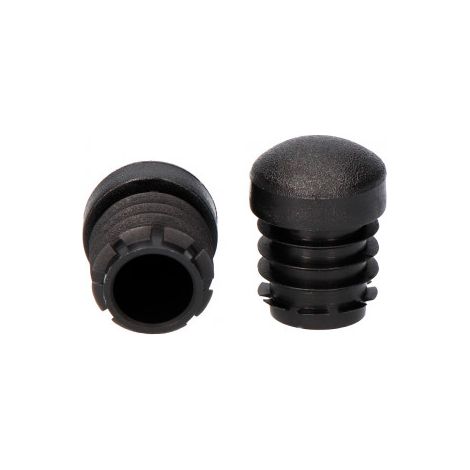 Embout Rentrant ø30mm Noir Protection Discrète Et Durable - Générique