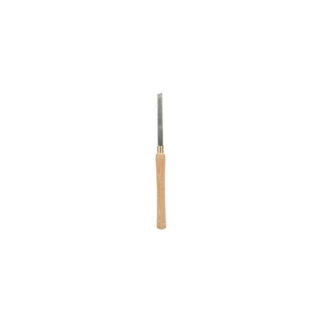 Outil de tournage du bois, lame HSS, manche en bois dur, ciseau de tour pour le travail du bois, petite tête Oblique 15mm (1/5)