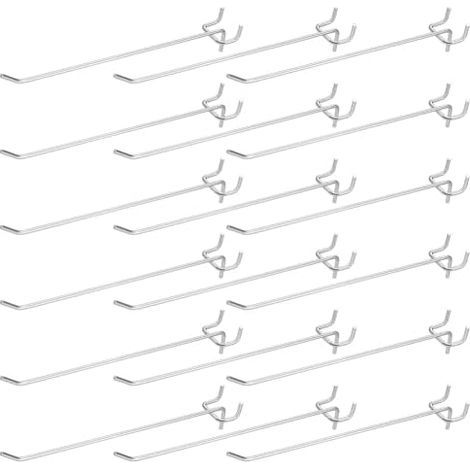 200er-Pack Lochwandhaken, 20,2 cm, Edelstahl, Wandmontage, Werkzeug, Aufbewahrung, Garage, Büro, Küche, Geschäft - (1/5)