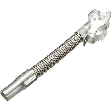 Bec verseur en métal flexible pour jerricans de 5/10/20 L, avec entonnoir, pour essence et diesel. (1/5)