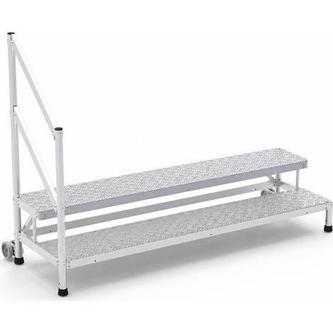 Scalino 2 gradini - Altezza max. lavoro 2.50m - Larghezza 2.05m - MP2-200-RAGCG (1/5)