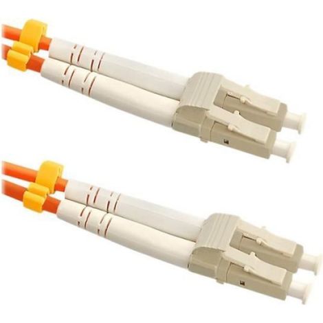 Cordon De Raccordement - Fibre Optique LC-UPC Multimode - 3 M - 50/125 Microns - OM2 - Sans Halogène - Orange