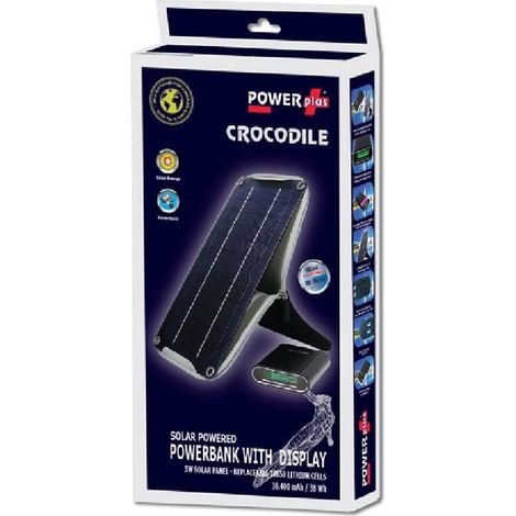 Chargeur solaire 5W avec batterie CROCODILE (1/5)
