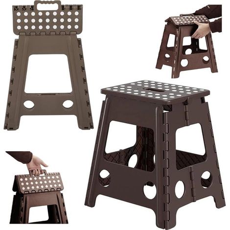 Klapphocker 40 cm, robust, große, rutschfeste Beine (1/5)