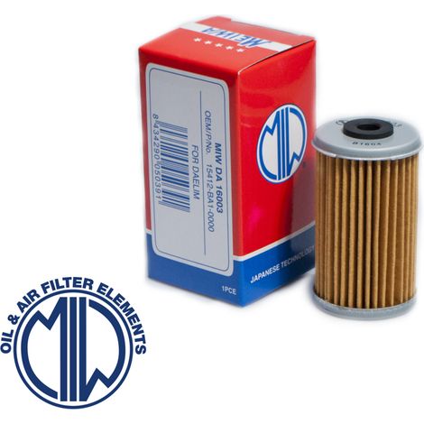 Filtro de aceite para motocicleta Meiwa Dealim VJ/VL/VS 125, cartucho HF169 (nuevo)