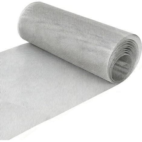 Lot de 20 grilles métalliques en acier inoxydable 304 - Maille fine de 1 mm - Largeur des mailles : 40 x 200 cm - Grille métallique en acier inoxydable 304 comme fil de volière, fil de lapin, grille (1/5)