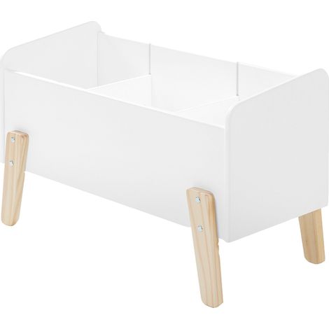 Cassa giocattoli Vipack Kiddy Bianco