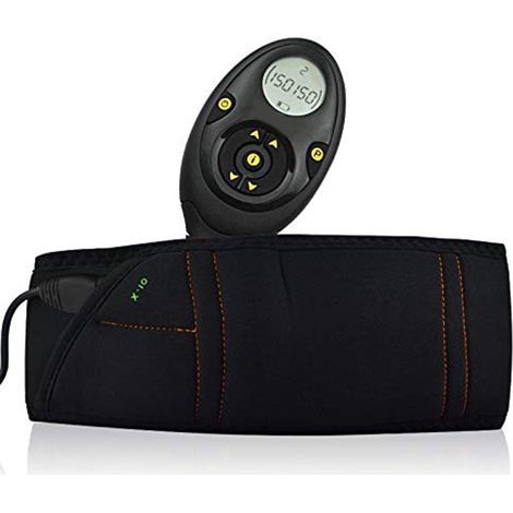 Ceinture EMS pour Abdominaux, Stimulateur Musculaire USB, Appareil d'Entraînement Abdominal