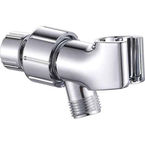 Support de douche, robinet inverseur de douche à trois voies, support de cabine, filtre, accessoires de salle de bain, 1 pièce (1/5)