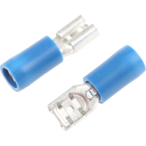 Cosse faston RS PRO, Isolé, Bleu