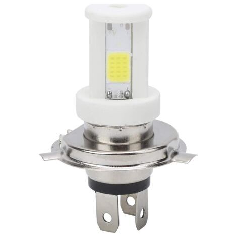 Ampoule de Phare LED, H4 LED Ampoule de Phare de Moto Faisceau Haut/Bas Lumière Blanche 1080LM 6500K Lampe Avant de Moto (1/5)
