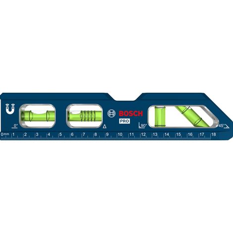 Bosch PRO Hand Tool - Level PRO Billet Torpedo Level 200 mm / 8"" 1600A03AA9 (1/5)