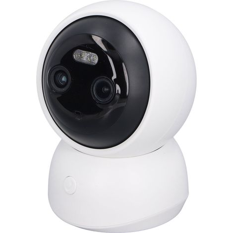 Caméra de sécurité domestique 360° 3MP WiFi sans fil pour intérieur, babyphone, caméra pour animaux avec audio bidirectionnel, prise UE 100-240 V (1/5)