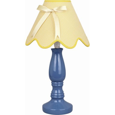 Lampada da tavolo Candellux Lola 41-63472 blu ceramica (1/3)