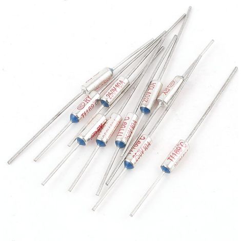 10pcs Fusible Thermique AC 250V 10A RY TF 169 degrés Celsius coupure