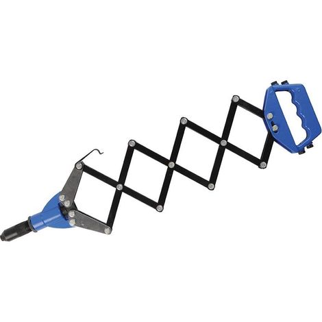 SILVERLINE RIVET GUN LONG LAZY TONG HAND RIVETER BLIND POP 3.2MM - 6.4MM 868778