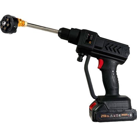 Cordless Pressure Washer, max 60 bar, with 2 batteries, 5-in-1 rotating nozzle, 5m hose (1/5)