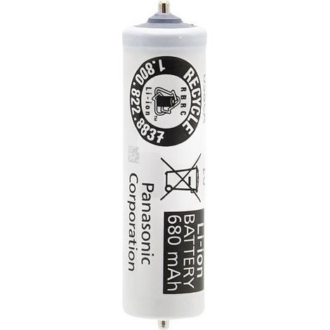 Batterie Li-Ion 680mAh AA pour tondeuse, rasoir electrique Panasonic - WESLV9ZL2519
