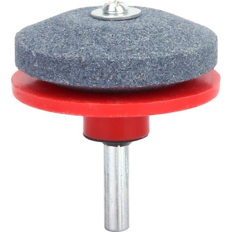Affûteuse de lames de tondeuse à gazon, outil de meulage pour perceuse électrique (rouge) (1/5)