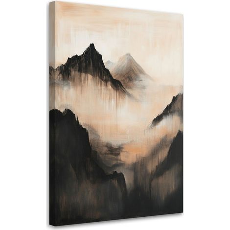 Tableau déco Montagnes Paysage abstrait 60x90 (1/5)