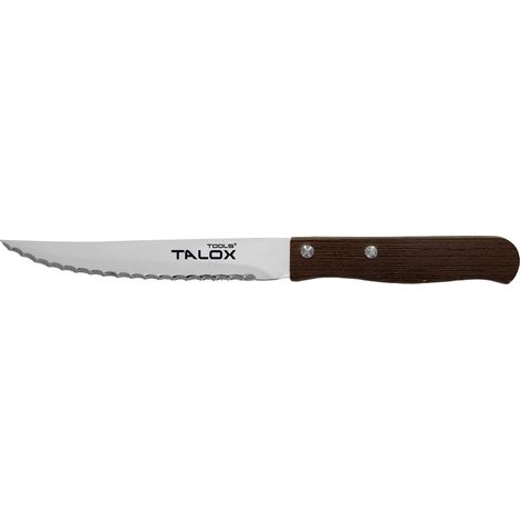 talox cuchillo multiusos inox 20 cm hoja dentada 11cm 2011211mle