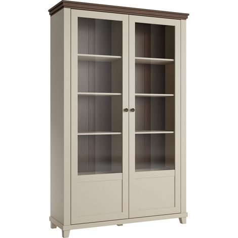 Credenza 2 ante Martin beige e marrone 200cm (1/5)