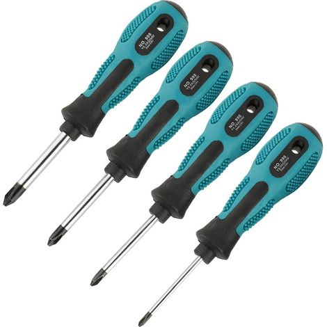 Jeu de 4 Tournevis à Trois Ailes, Tournevis de Précision Magnétique Multifonctionnel de Type Y 3mm 4mm 5mm 6mm (1/5)