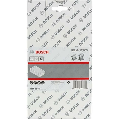 Accessories 2607432033 Filtre plissé plat en cellulose pour Gas 35-55 TRIMEC