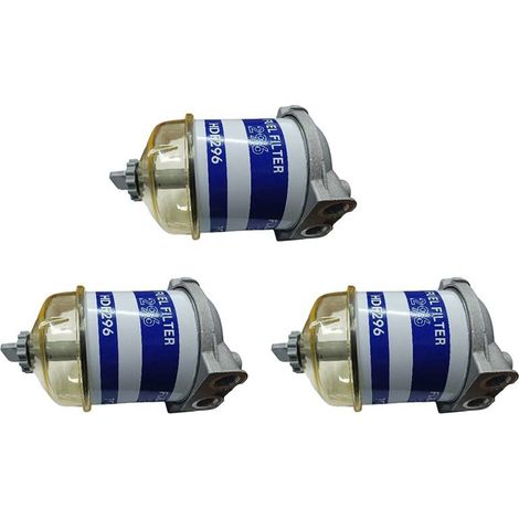 Adatto per set di filtri separatori olio-acqua a tazza singola in 3 pezzi 7111-296 Filtro carburante universale HDF296 Elemento filtrante 296