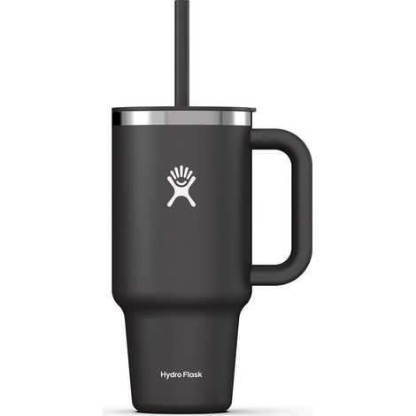 Mug tumbler 940ml avec paille noir - Hydro Flask