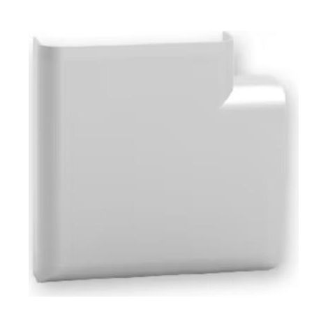 Curva piana battiscopa alluminio tw70.al arnocanali