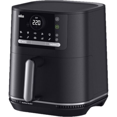 Braun HF5050 Single 5,7 L Freistehend 2000 W Heißluftfritteuse Schwarz, Grau (1/2)