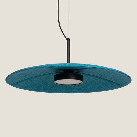 Pendelleuchte Akustisch LED 15W Filz Otti-S Blau