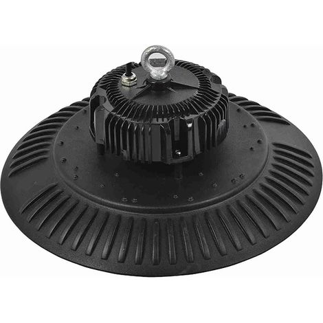 Ortviai Projecteur LED Haute Bay UFO 150 W 6000 K Étanche à la Poussière pour Entrepôt, Garage et Atelier (1/5)