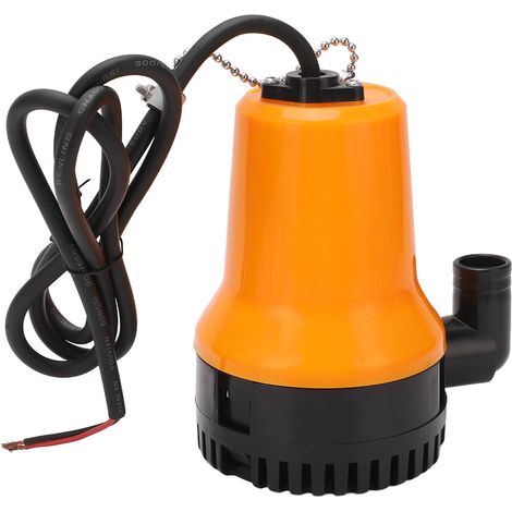 Pompe submersible DC12V 25mm entrée d'eau, refoulement 3-5m, débit élevé pour irrigation agricole (1/5)