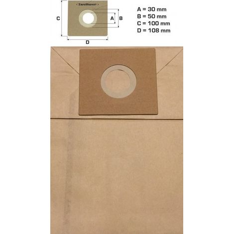 SACCHETTI ASPIRAPOLVERE ARIETE - DE LONGHI - HOTPOINT - IMETEC - TERMOZETA- 8 PZ (1/2)