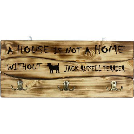 Jack Russell Terrier - gruccia con cane, espositore per medaglie, decorazione per la casa di Art-Dog (1/5)