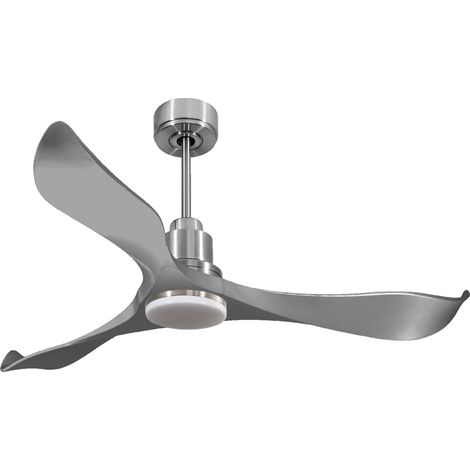 Ventilatore da soffitto Reversibile Termostato Dimmabile Wifi Motore CC Tetti inclinati Telecomando Luce a tre toni Hypersilence Memoria Shopify Vendible (AUTOMATICO) PURLINE TrawanganD132C04LED64531